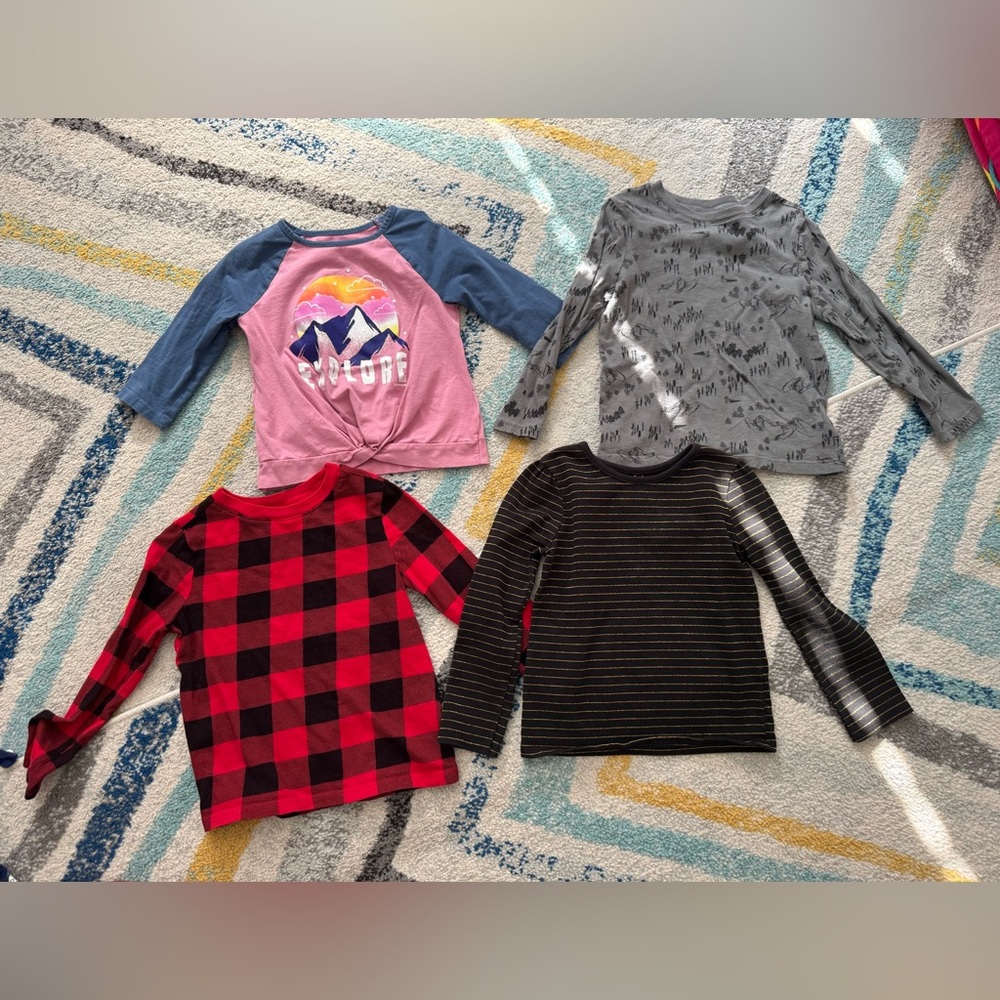 5T long sleeve tops land’s end old navy garanimals